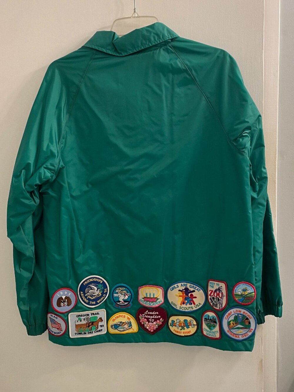 Be in the Current Seen vintage jacket #2 with Girl Scouts of the USA patches - Picture 2 of 6